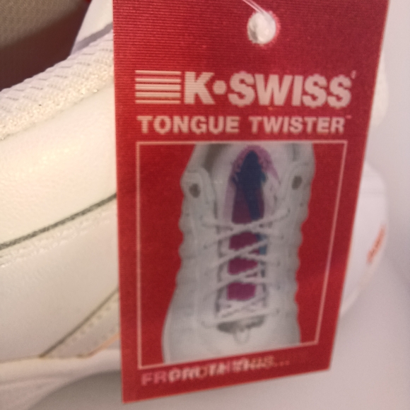 K.Swiss NWT  Tongue  Twister Sneakers women’s size 8 - Picture 3 of 11